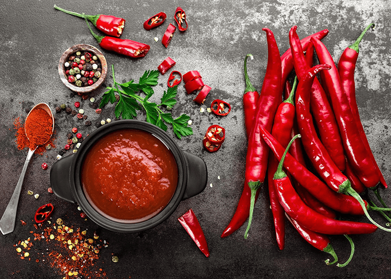 red peppers