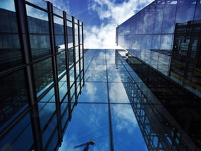 picture of a building and sky